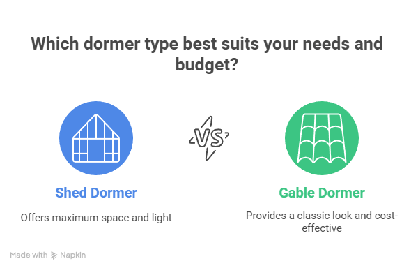 Dormer Attic Remodel Costs in Newton