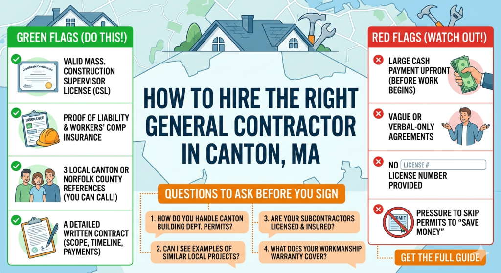 How to Hire the Right General Contractor in Canton, MA