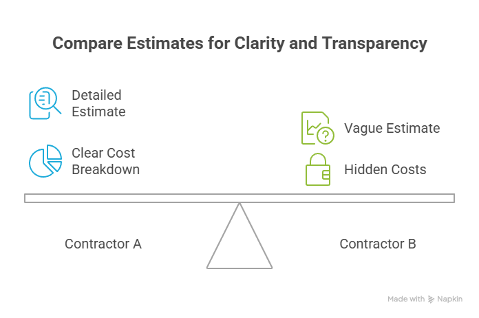 Compare Estimates Line by Line